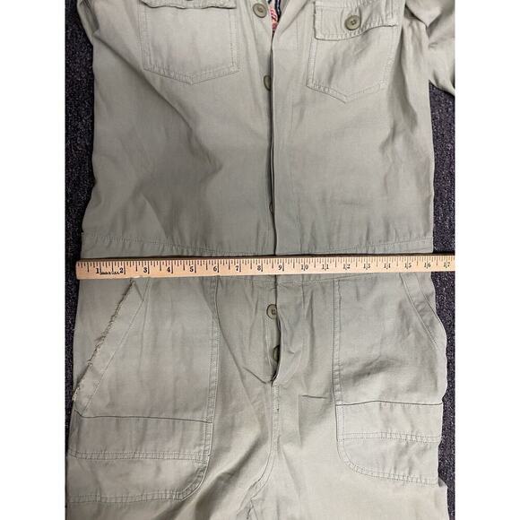 Signature 8 Women's Olive Embroidered Flower Jumpsuit SZ Medium Rare - Picture 6 of 8